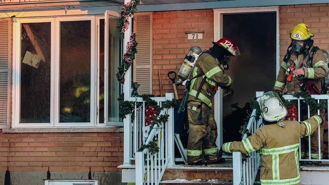 Un feu s’est déclaré dans une maison à Salaberry-de-Valleyfield ce matin
