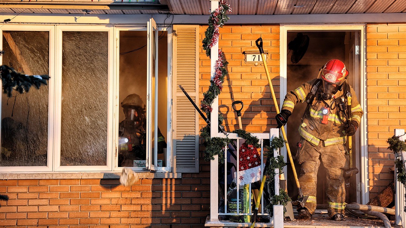Un feu s’est déclaré dans une maison à Salaberry-de-Valleyfield ce matin