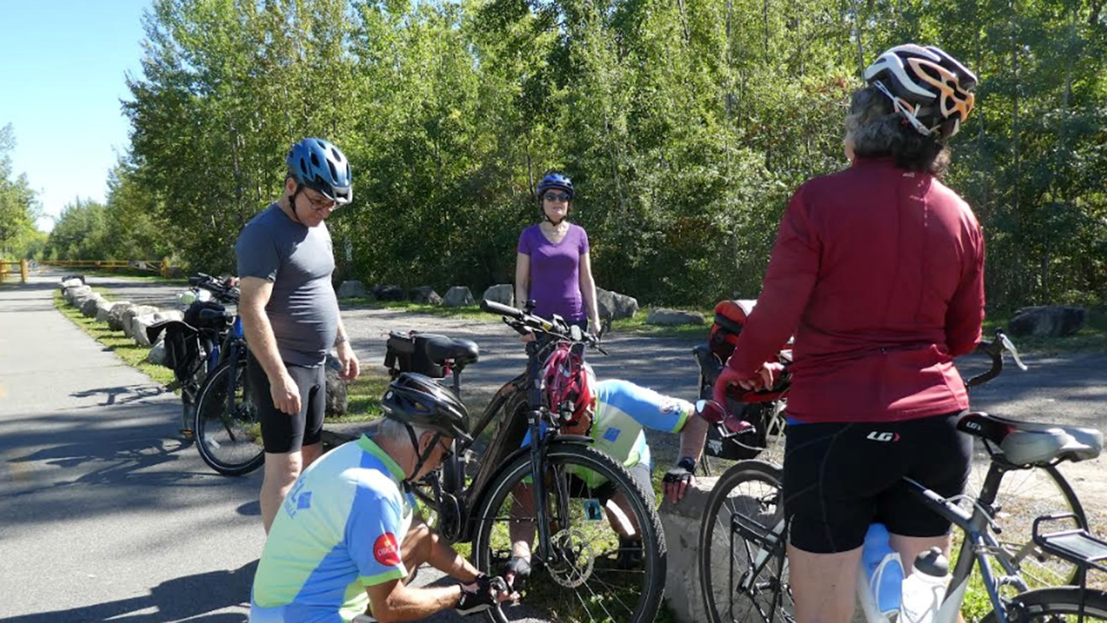 Les vélo-patrouilleurs bénévoles de la MRC félicités pour leur dévouement