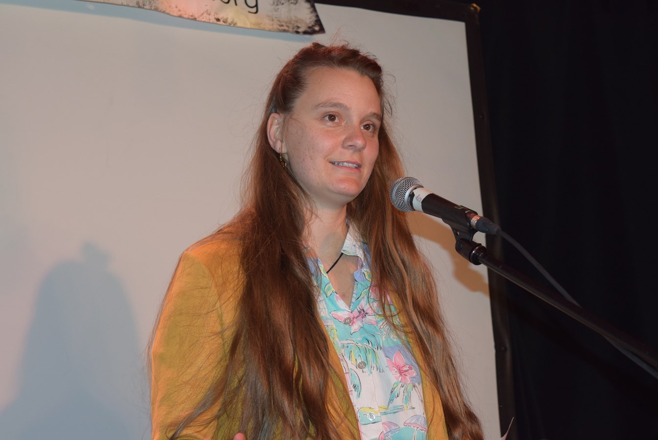 La jeune artiste Gabrielle Lalonde de Saint-Étienne-de-Beauharnois a témoigné combien elle était heureuse de pouvoir bénéficier d’un soutien technique et financier à l’amorce de sa jeune carrière.