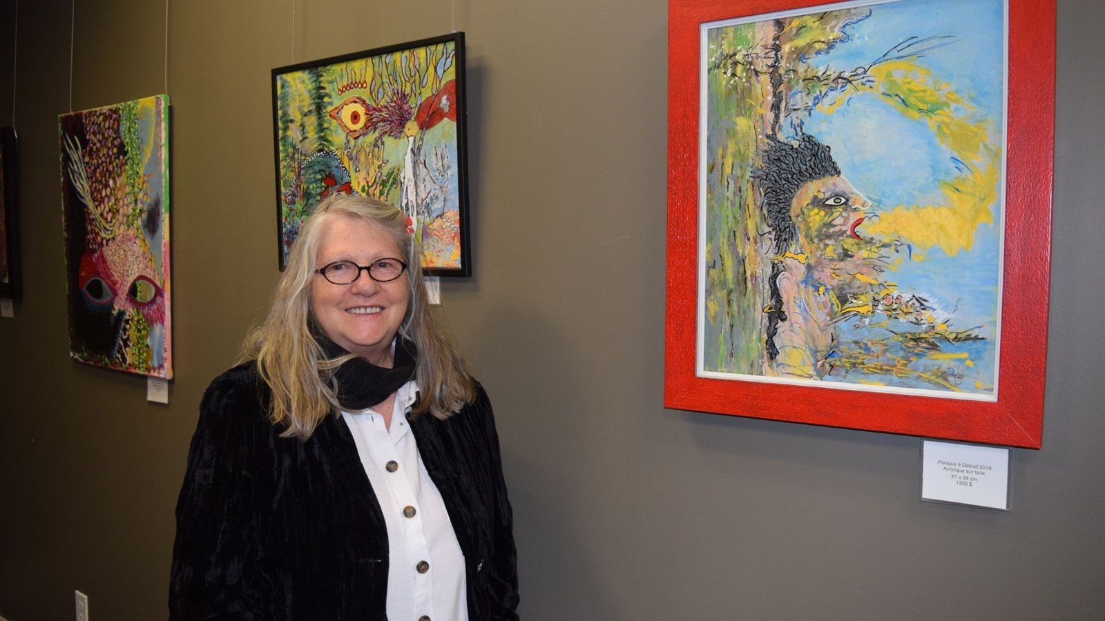 L’artiste Louise Page procédait le 7 avril dernier à la Galerie Marie et Pierre Dionne de la MRC au vernissage de ses œuvres dans le cadre d’une exposition initulée « Transmutations » qu’elle présente à la galerie jusqu’au 3 juin prochain.