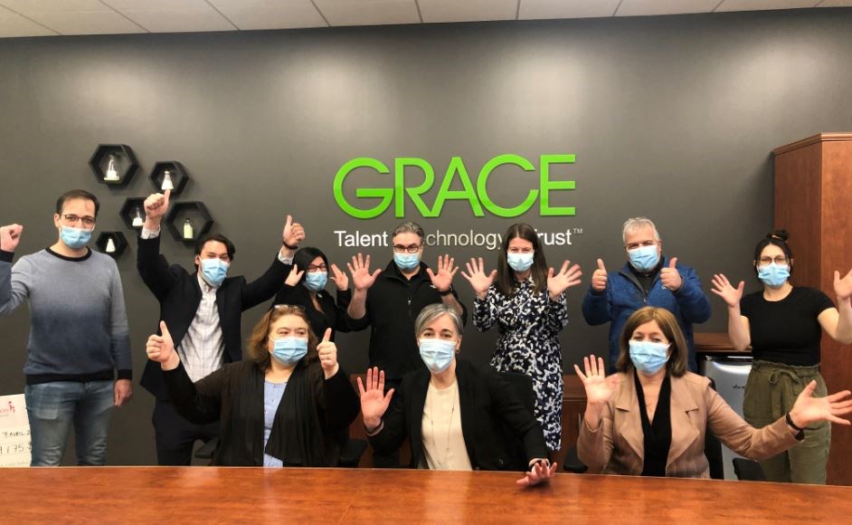 Ils ont souligné l'implication communautaire de l'entreprise GRACE