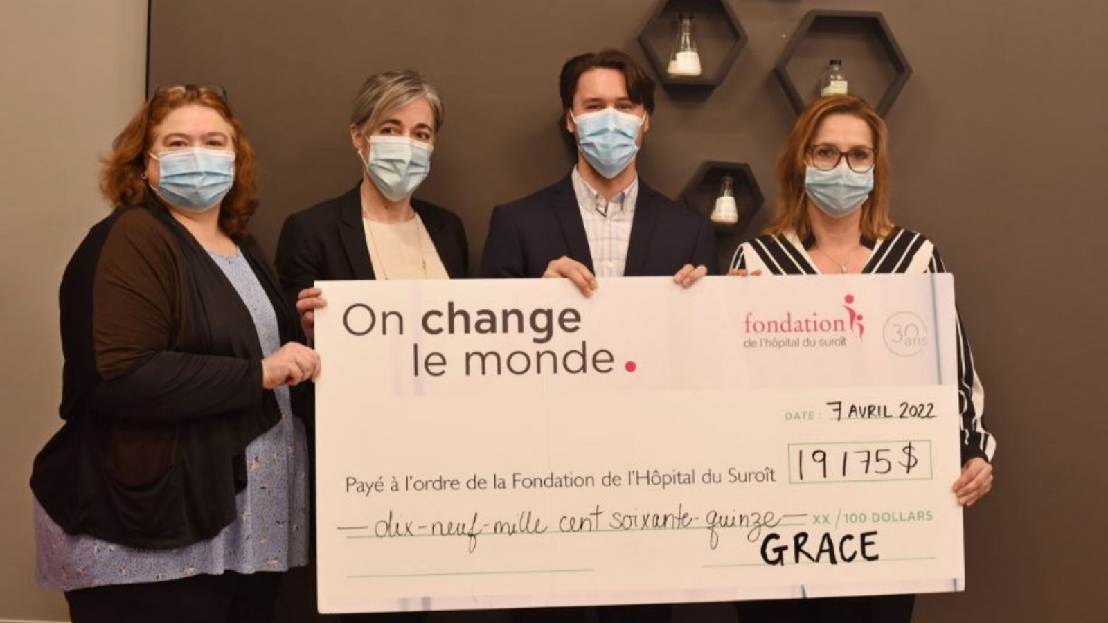 Ils ont souligné l'implication communautaire de l'entreprise GRACE