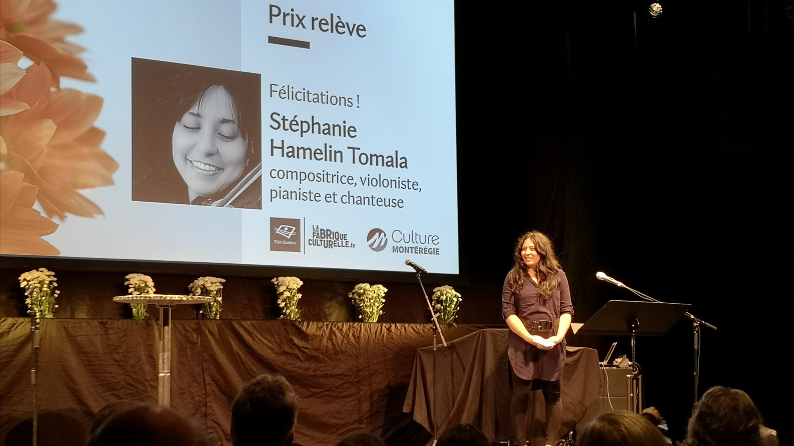 Culture Montérégie remet un prix à l'équipe d'Un patrimoine à découvrir lors de la 20e édition des prix en arts et culture de la Montérégie