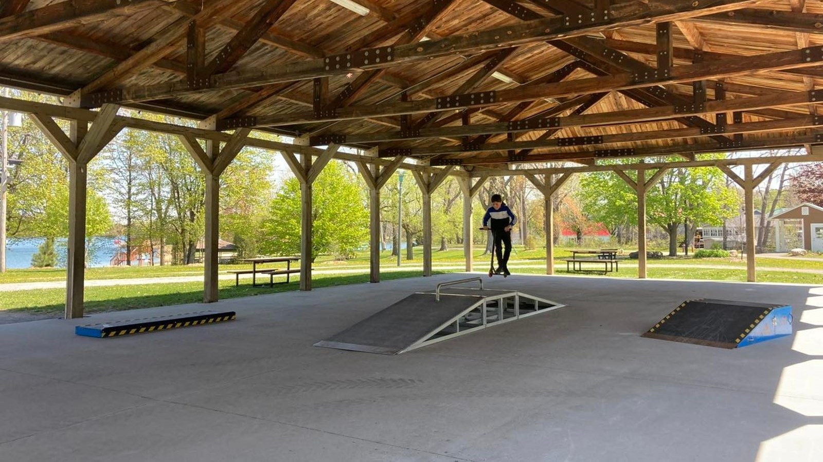 Un skatepark éphémère aménagé dans le secteur de Saint-Timothée