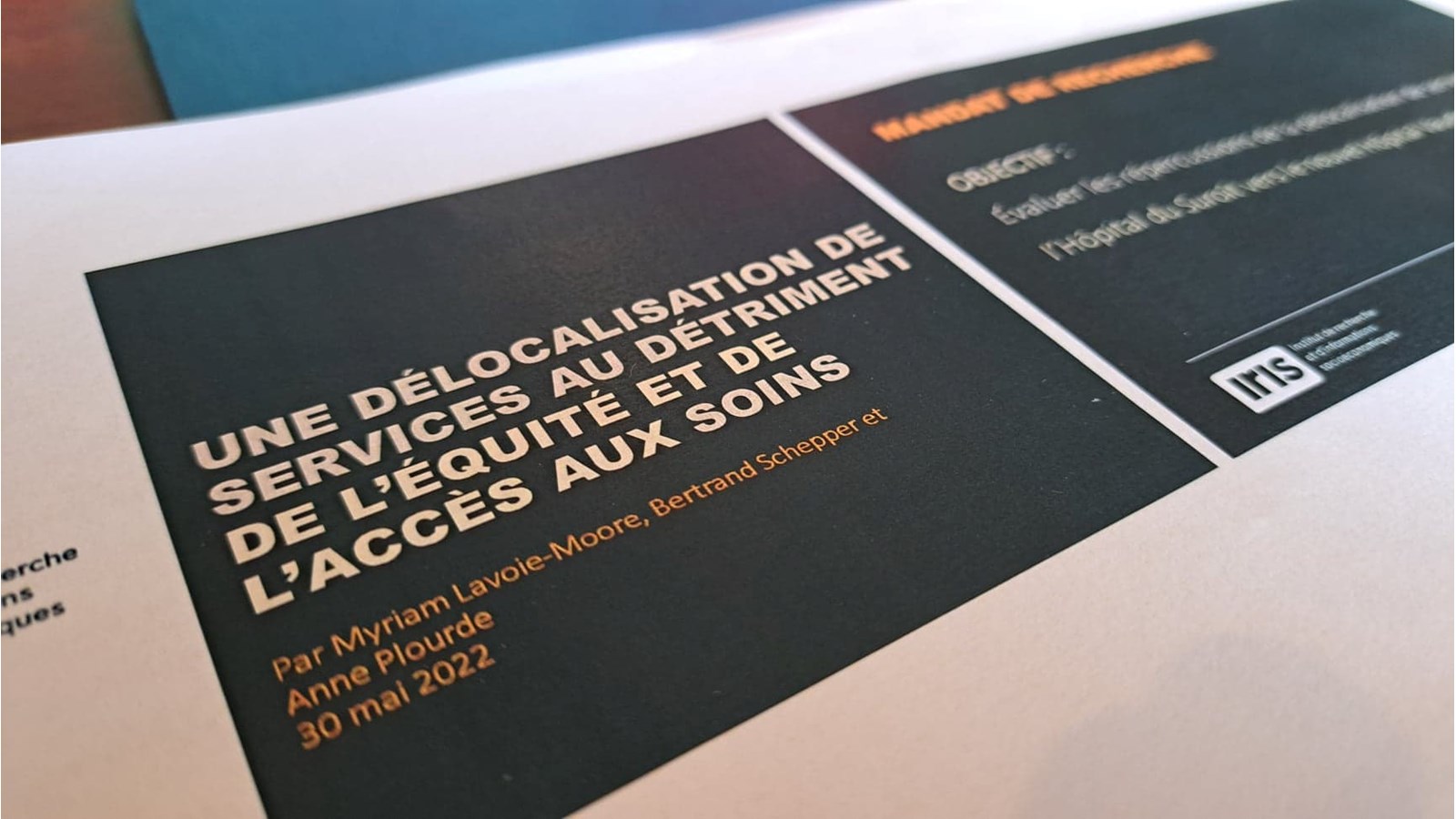 Un hôpital nécessaire, mais pas au détriment de la délocalisation complète de huit services