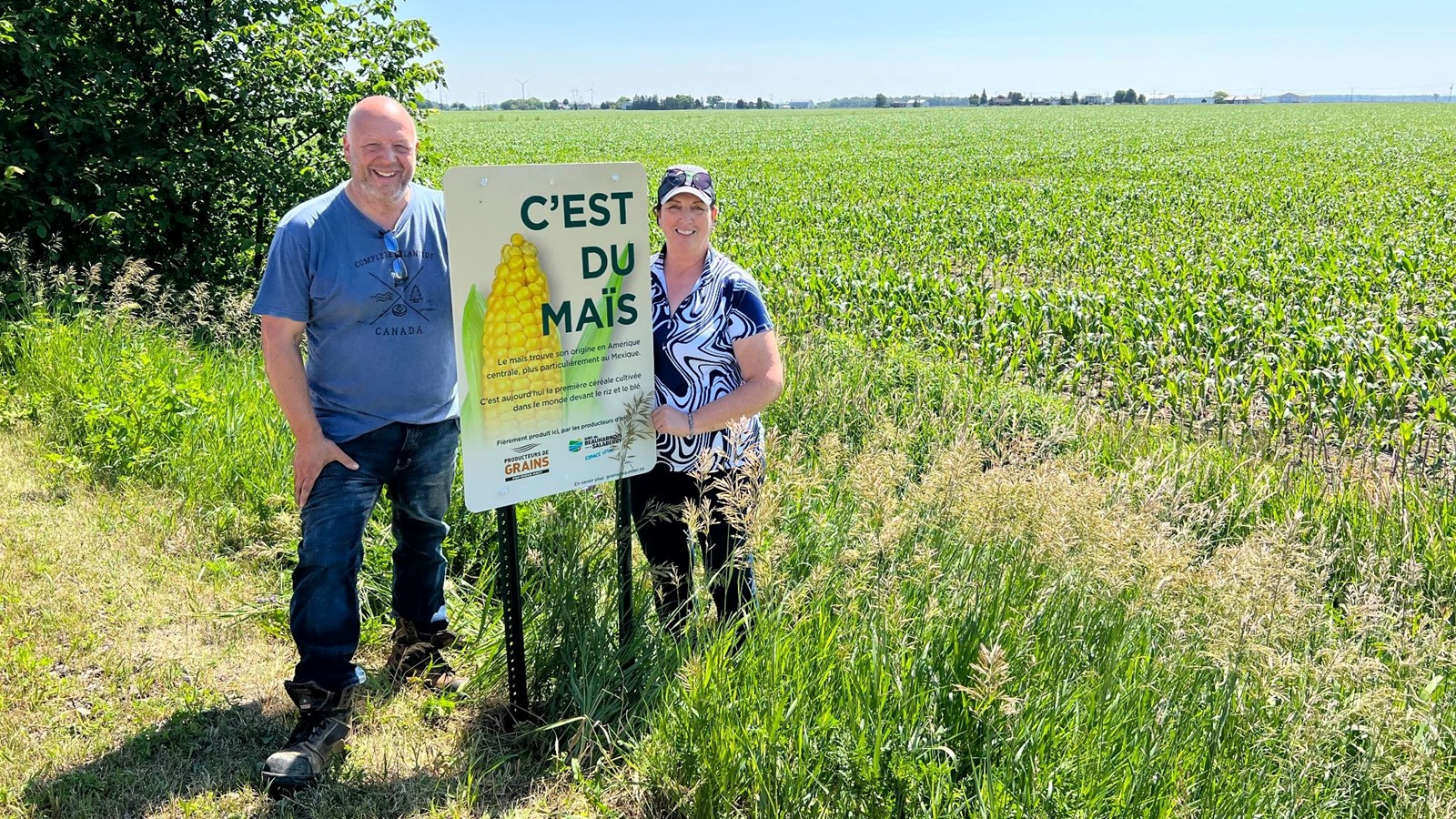 Les Producteurs de grains s'affichent cet été à Sainte-Martine