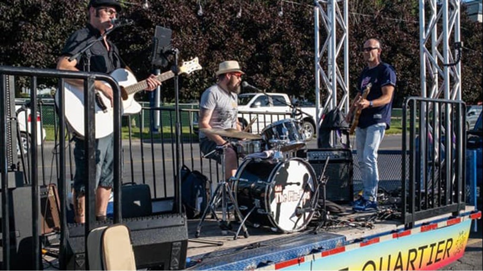 L'an passé, la formation Catch the pins-ups avait pris part à un concert mobile dans les rues de Salaberry-de-Valleyfield