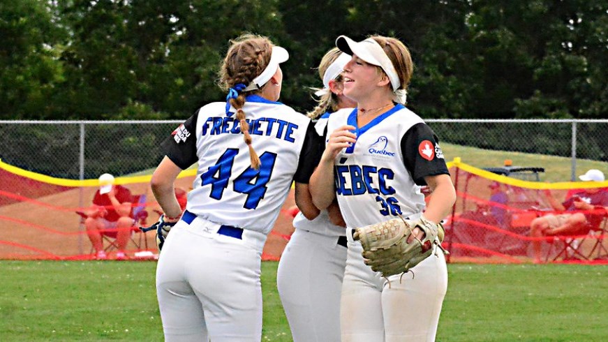 Softball filles - Médaille assurée, reste à connaître la couleur