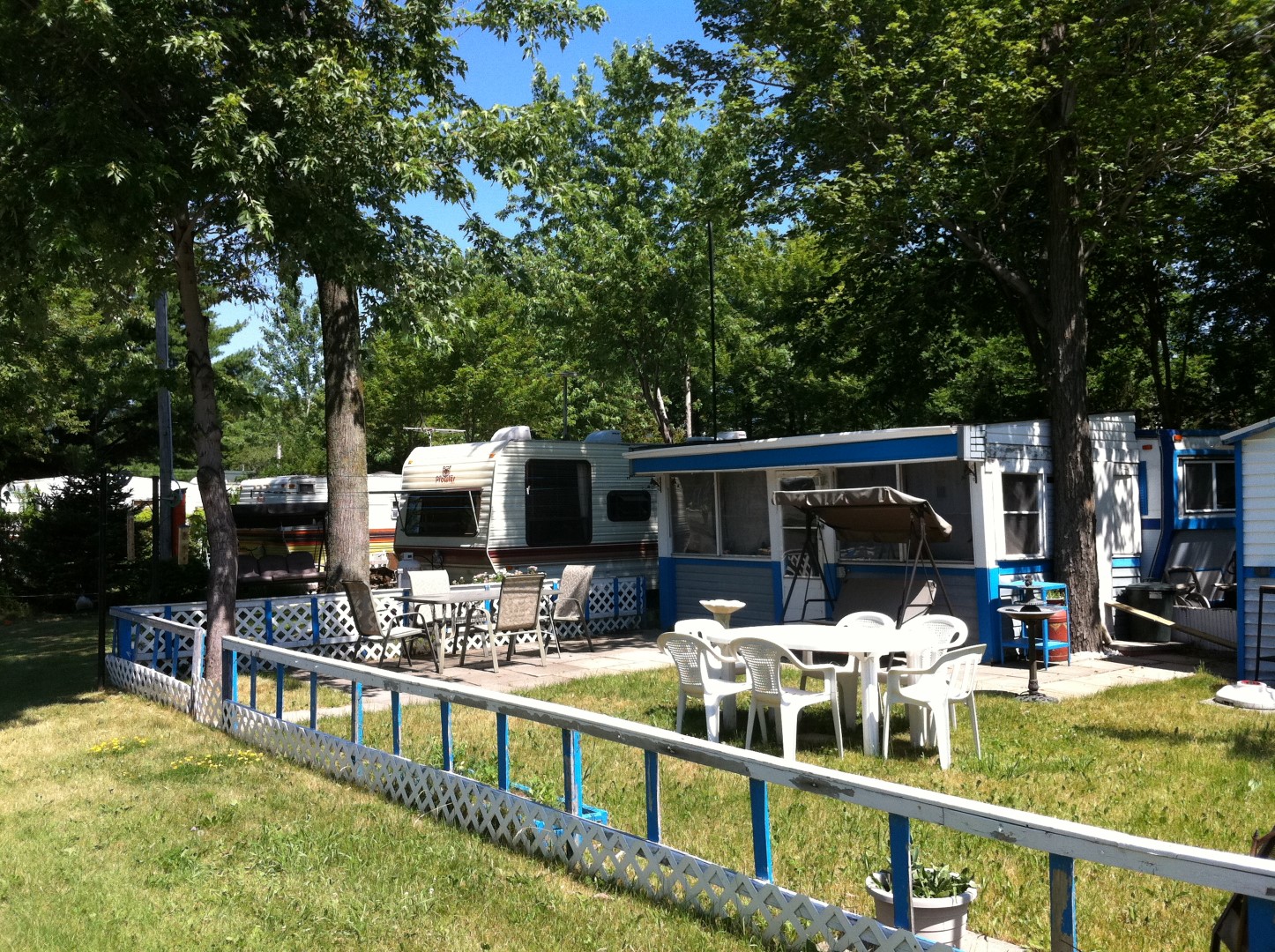 Voici la photo qui devait paraître dans l'édition du 19 juillet, page 21, avec l'article Mauvais départ pour les campings de la région