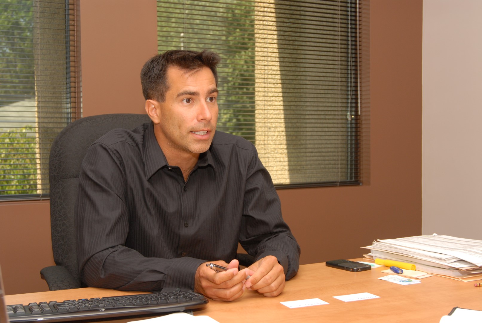 Yanik Maheu, maire de Saint-Mathias-sur-Richelieu. (Photo: Luc Giard )