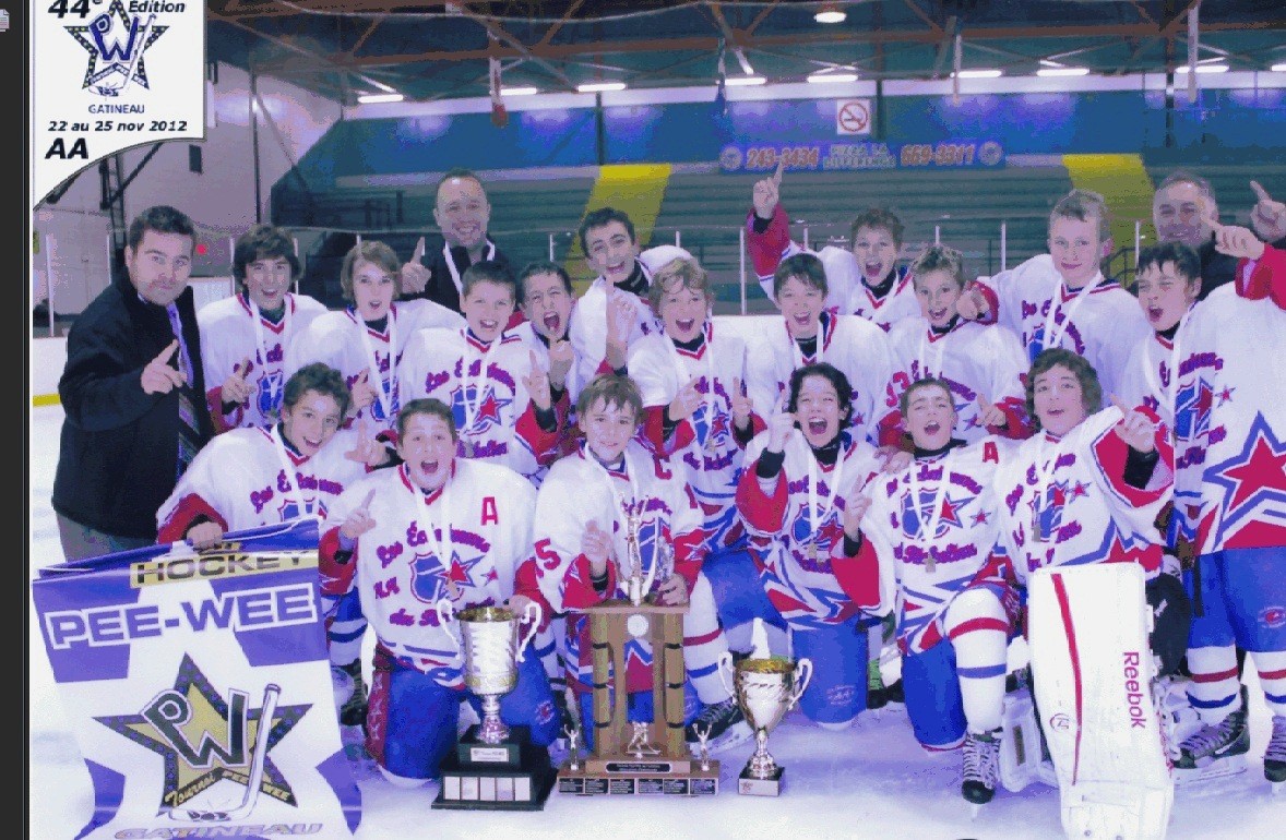 Les Éclaireurs du Richelieu sont les grands vainqueurs dans la catégorie AA du tournoi Pee-Wee de Gatineau.