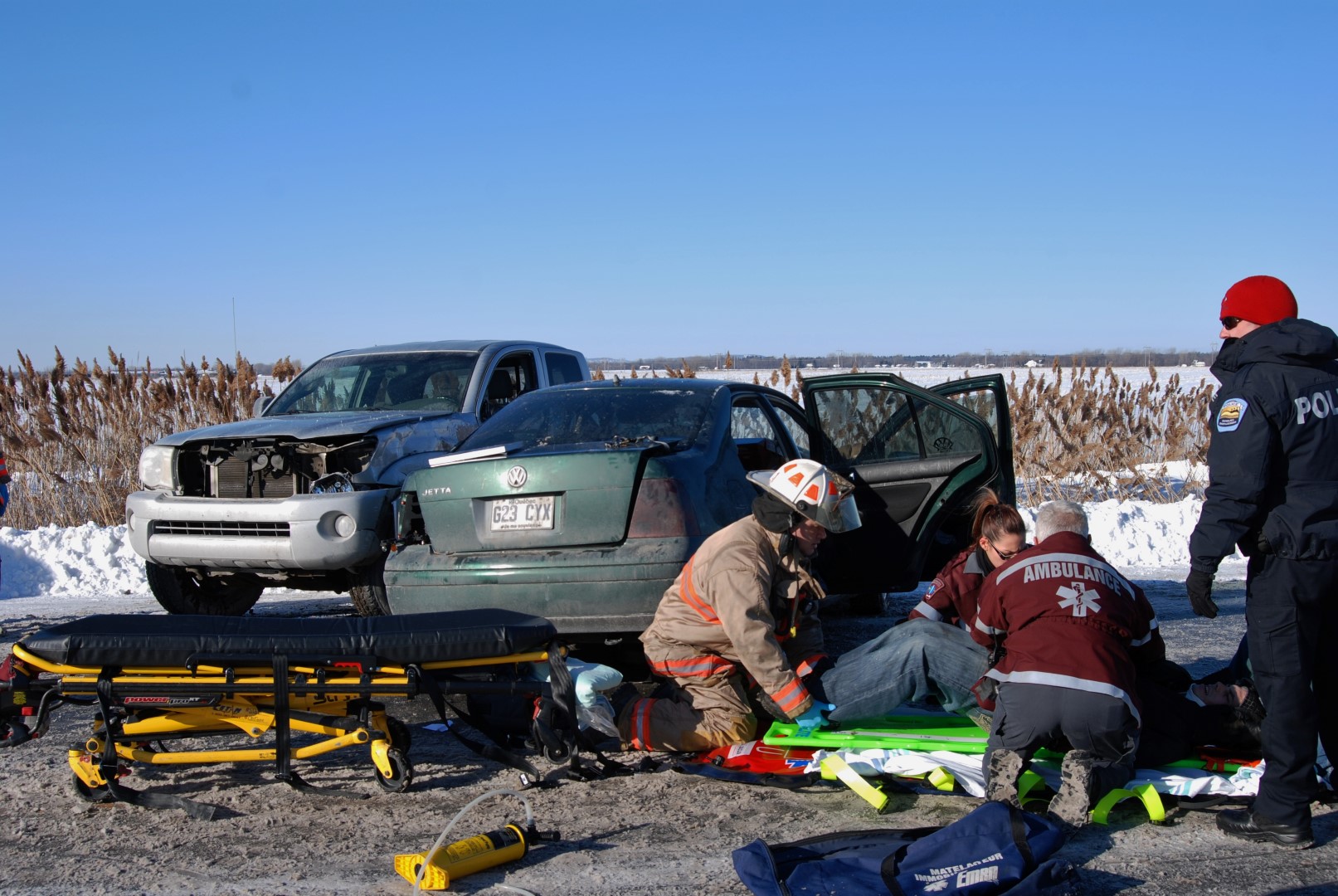 L'accident est survenu le samedi 5 janvier à Chambly.