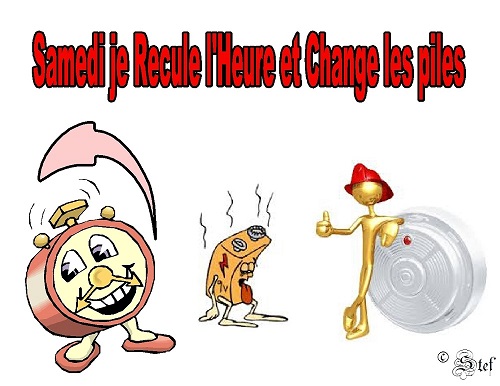 Dans la nuit de samadi à dimanche, on change l'heure
