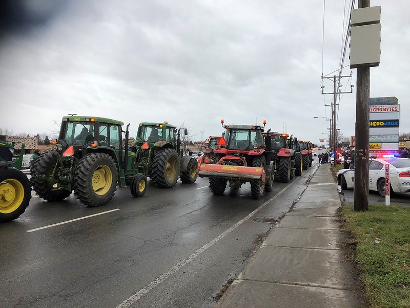 Crise du propane: le monde agricole de la Montérégie mobilisé