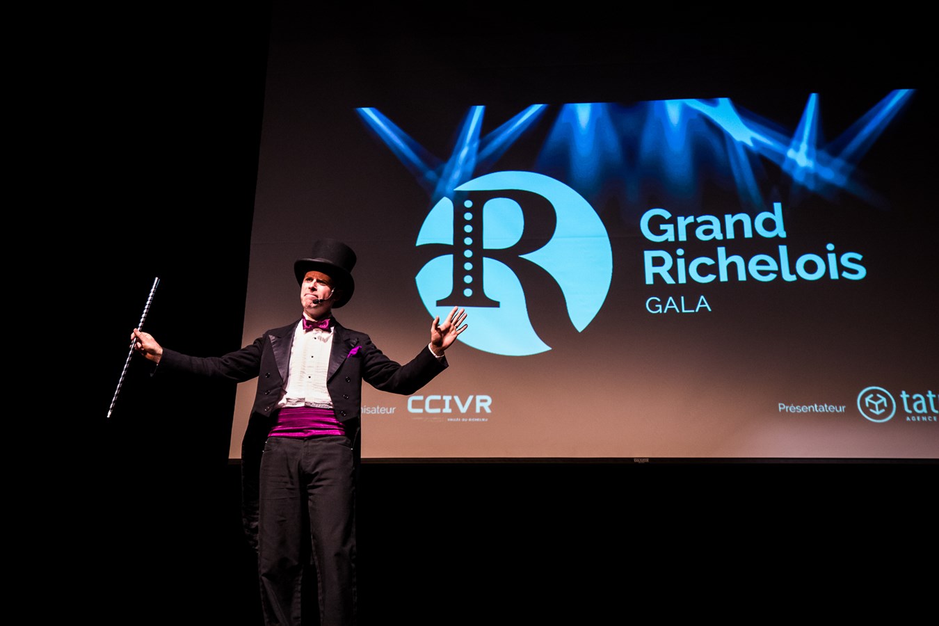 Stéphane Vigeant, l’animateur de la soirée, a guidé les remises de prix.