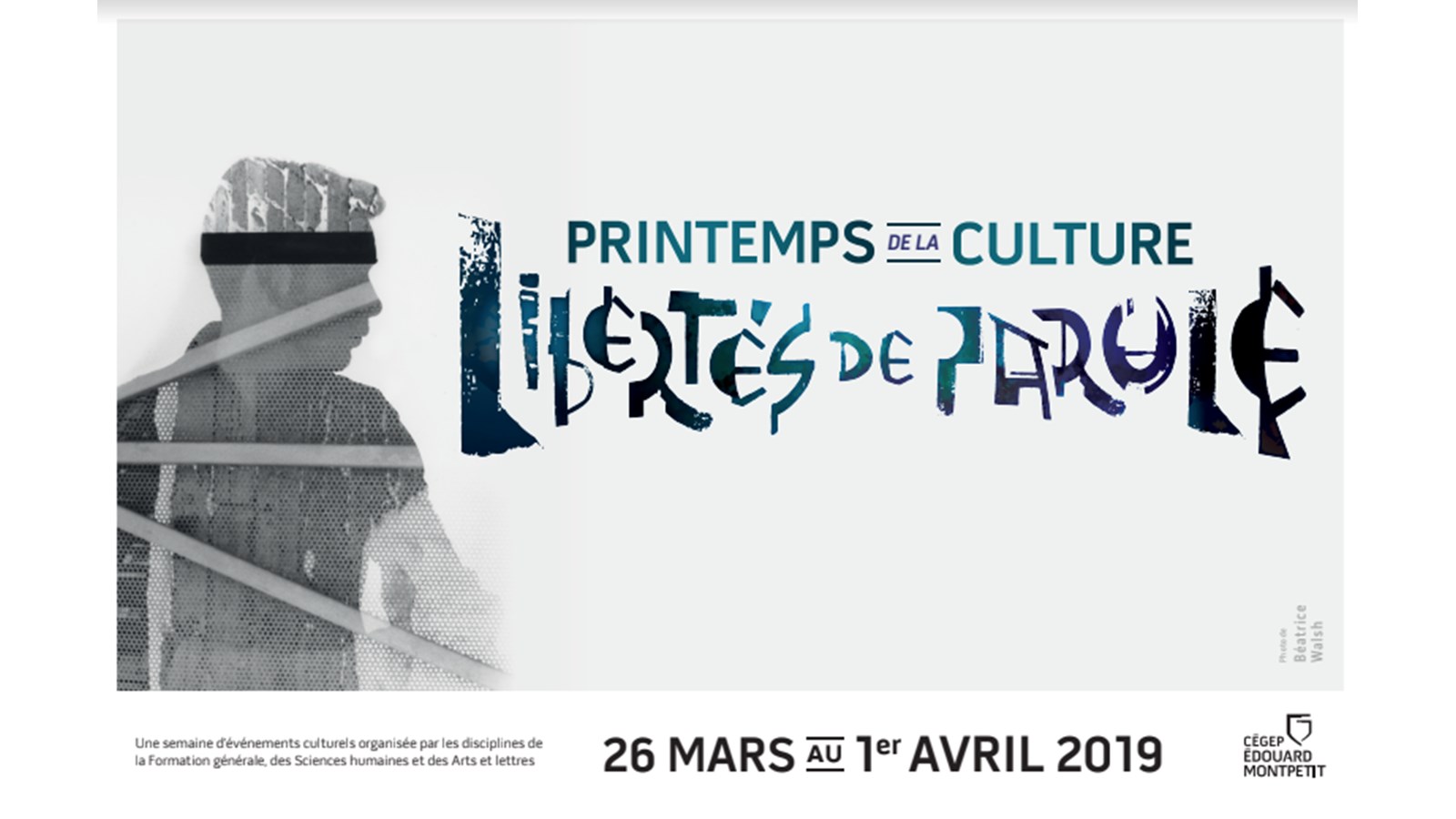Rendez-vous au Printemps de la culture au Cégep Édouard-Montpetit!