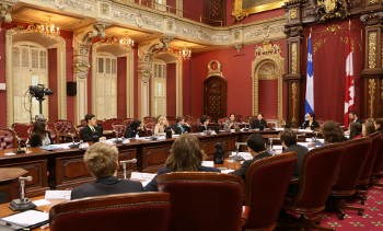 Simulation parlementaire : des élèves du secondaire à l’Assemblée nationale