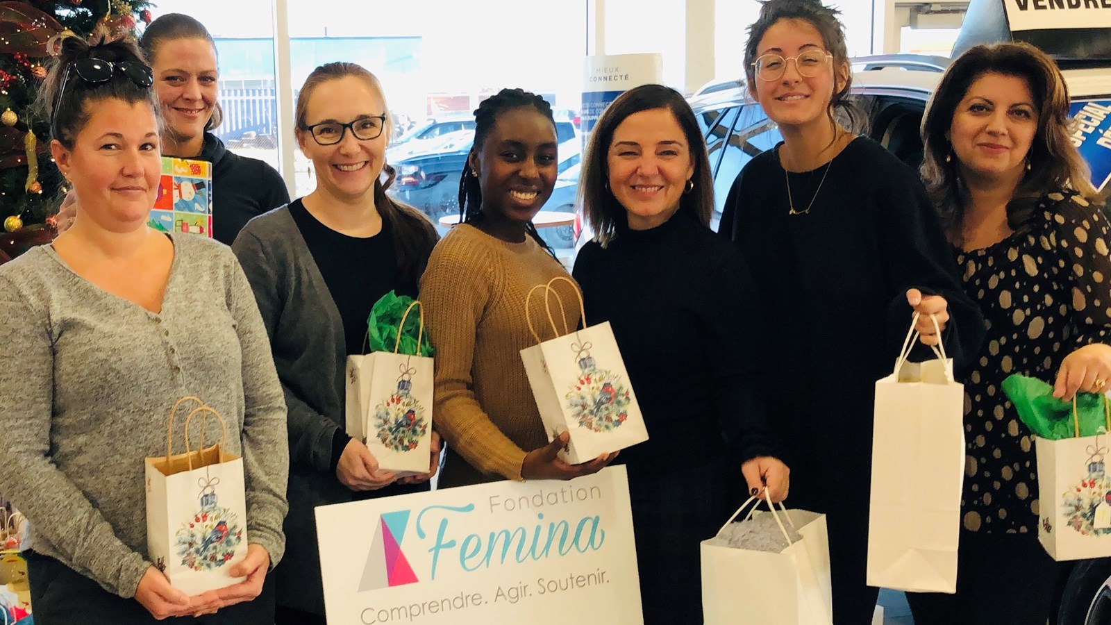 Une 5e collecte de cadeaux de Noël pour la Fondation Femina
