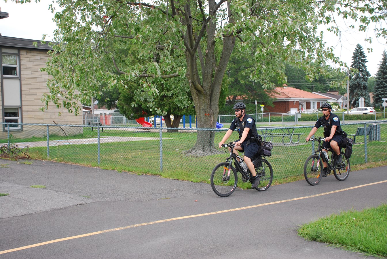 Depuis le 27 mai, les policiers ont repris du service et seront présents dans les parcs et sur les pistes cyclables pour une 13e saison.