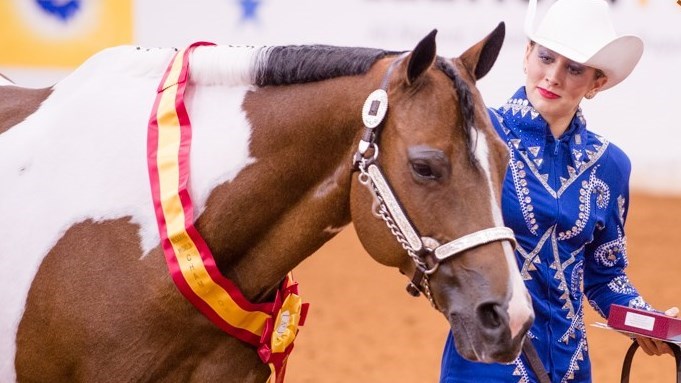 Myriam Parisien et son cheval Texans Top Maid.