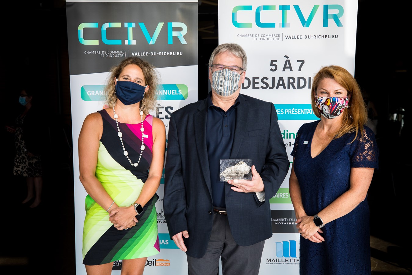 De gauche à droite: Marie-Claude Duval, Benoit Gariépy et Julie La Rochelle.