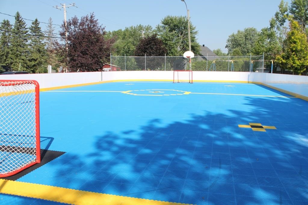 La dalle de béton et les bandes seront préservées afin de permettre aux citoyens du secteur de continuer à pratiquer leur sport favori en été comme en hiver.