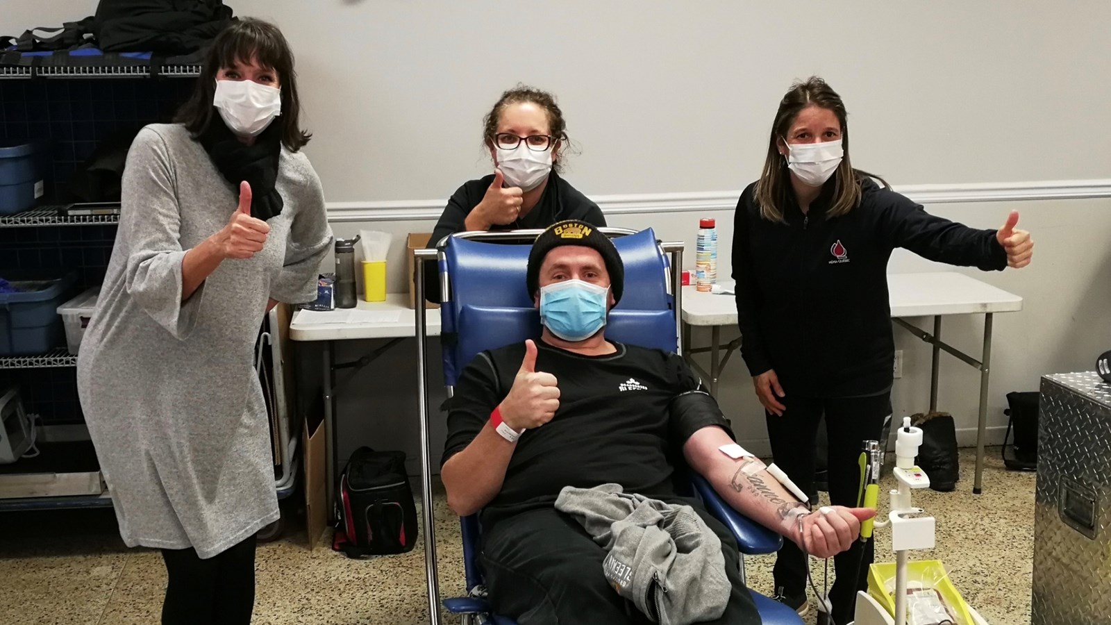 Stéphane Brunelle a fait son 24e don