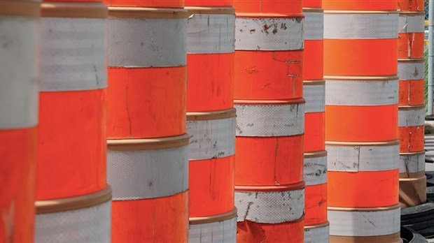 Détour sur l'autoroute 20 entre Mont-Saint-Hilaire et Saint-Mathieu-de-Beloeil