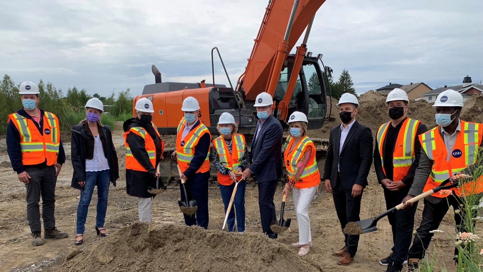 Lancement des travaux de construction de la maison des aînés de Saint-Amable