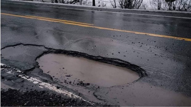 Un vote pour les pires routes en 2022