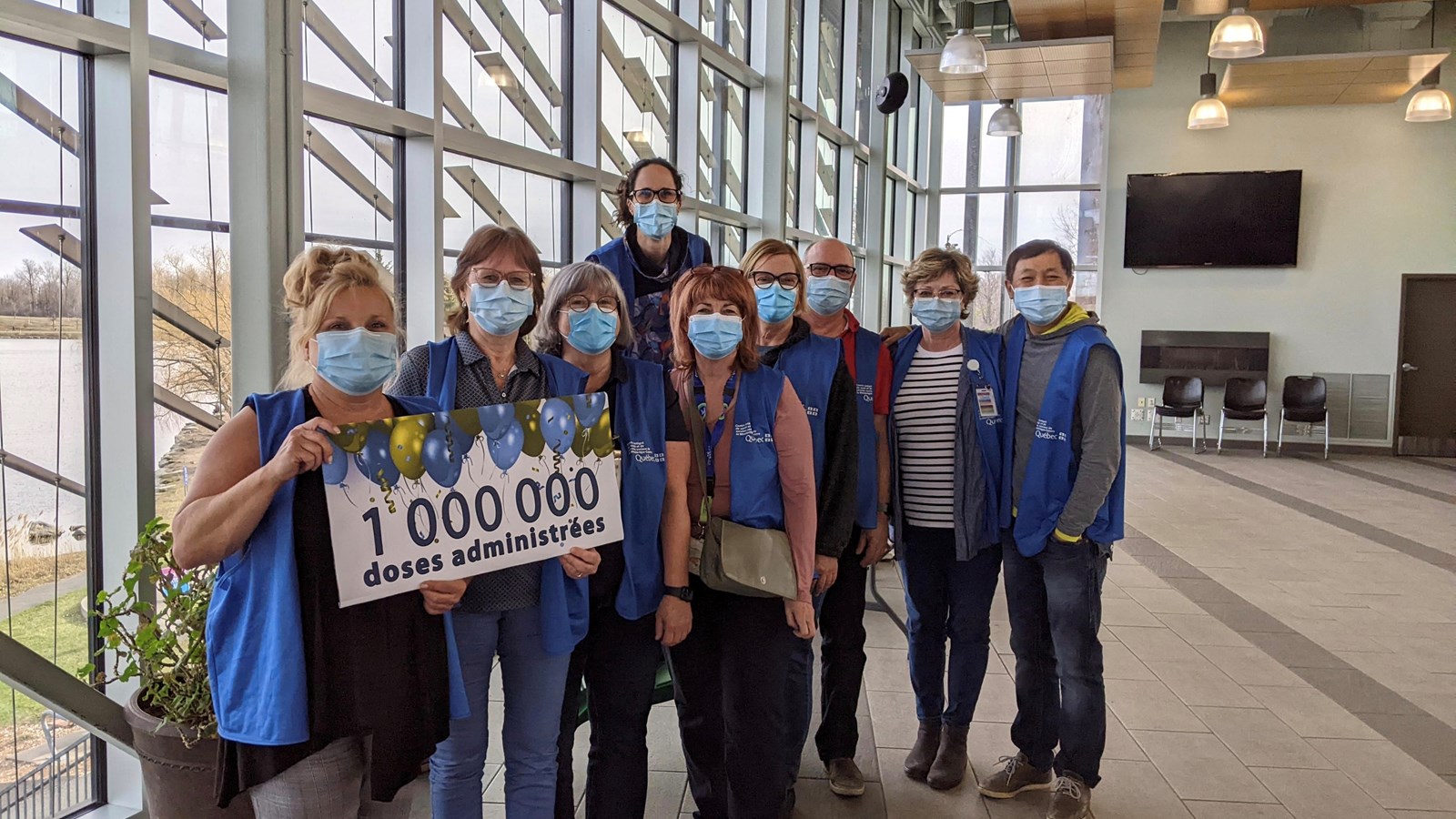 1 000 000 doses administrées par le CISSSMC