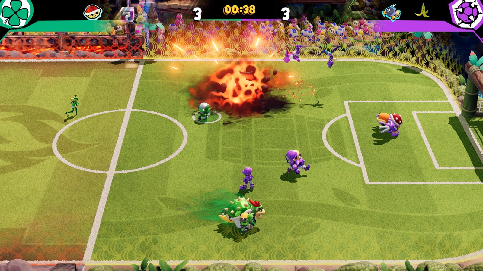Facile le soccer sur une console... Essayez Mario Strikers : Battle League