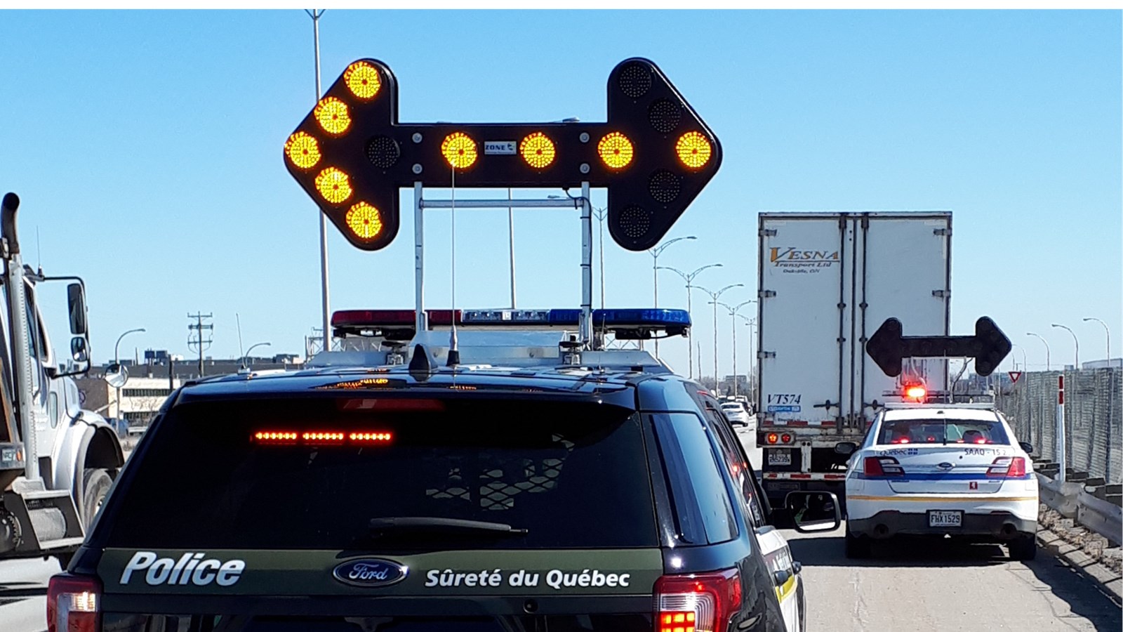 Depuis octobre 2025, les policiers ont effectué 8 732 interceptions de véhicules lourds. 