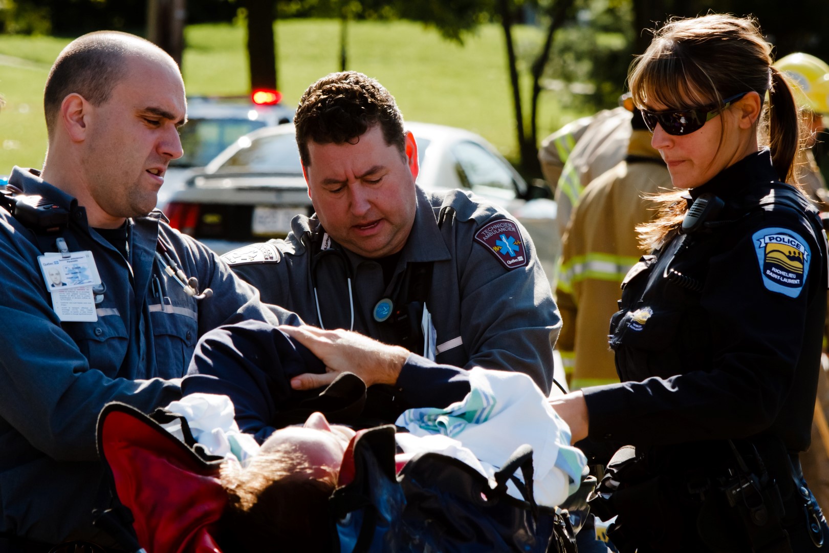Accident sur le chemin des Patriotes