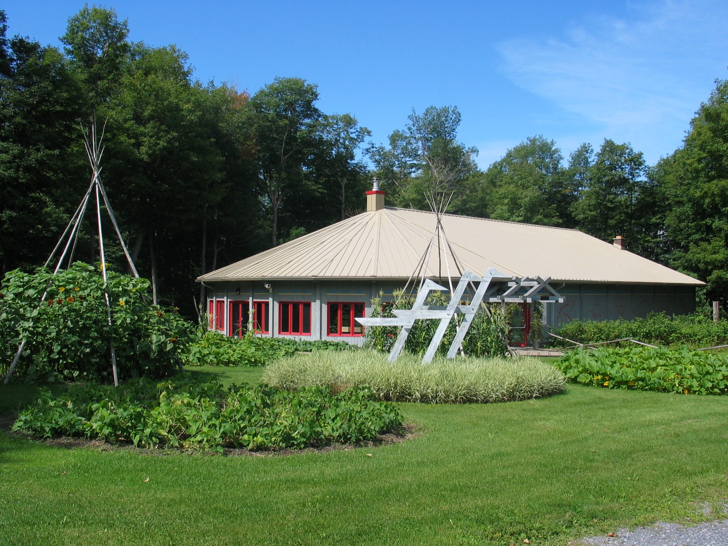 La Maison amérindienne, située à Mont-Saint-Hilaire. (Photo : Courtoisie)