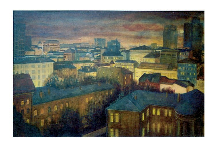 Les œuvres du peintre figuratif russe Alexey Gilyroy sont exposées à la Maison amérindienne jusqu’au 27 novembre. (Photo : Courtoisie)