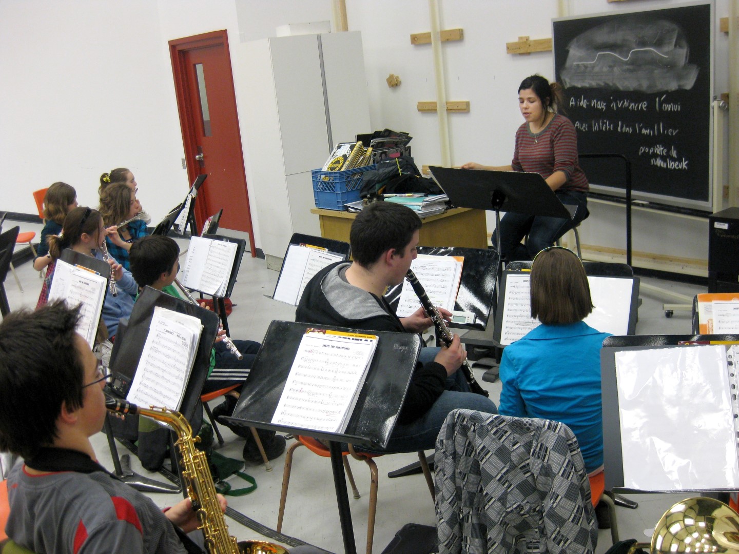 L’Harmonie des Jeunes Patriotes regroupe des jeunes de 8 à 14 ans qui veulent jouer en groupe, apprendre un instrument ou perfectionner leur pratique. (Photo : Courtoisie)
