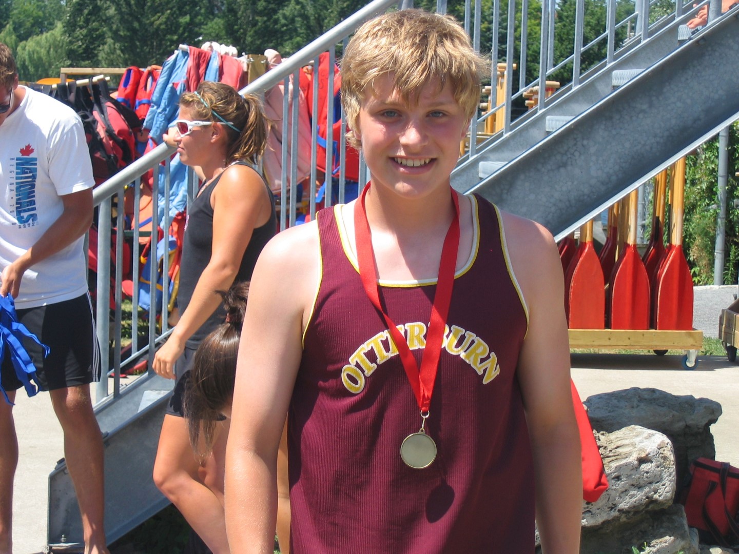 Vincent Jourdenais a réalisé une excellente performance à Lachine, se classant premier aux 200 m dans la catégorie bantam K1. (Photo : Courtoisie)