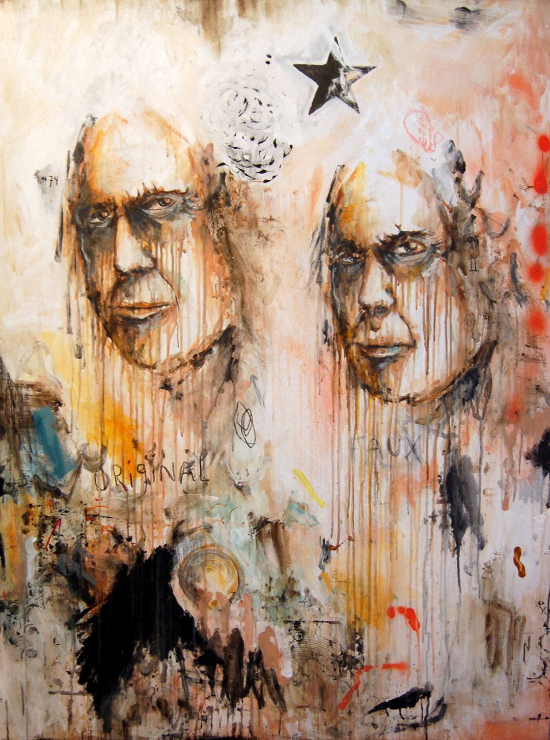 Le Musée des beaux-arts de Mont-Saint-Hilaire présente jusqu’au 11 mars l’exposition L’art sous forme de sciences, de l’artiste peintre Sébastien Gaudette. Ce tableau s’intitule L’original et le faux.