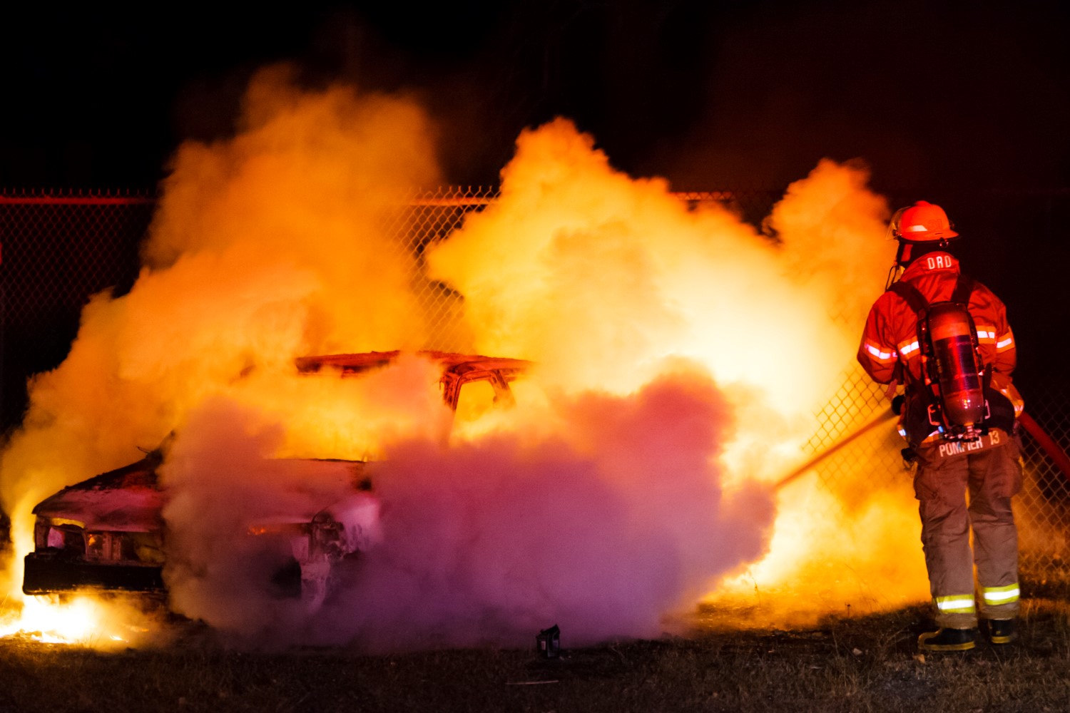 Incendie suspect d'une voiture à Mont-Saint-Hilaire