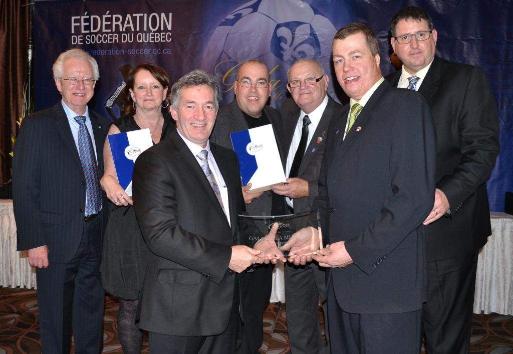L’Association régionale de soccer Richelieu-Yamaska a été nommée l’association de l’année, notamment pour s'être démarquée dans l'organisation de divers événements.