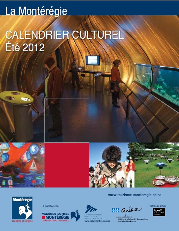 Cette brochure, présentée dans une nouvelle maquette facilitant la lecture, permet d’avoir en main l’information nécessaire (dates, horaires, coordonnées) à la planification d’une escapade culturelle dans la région jusqu'au 30 août.