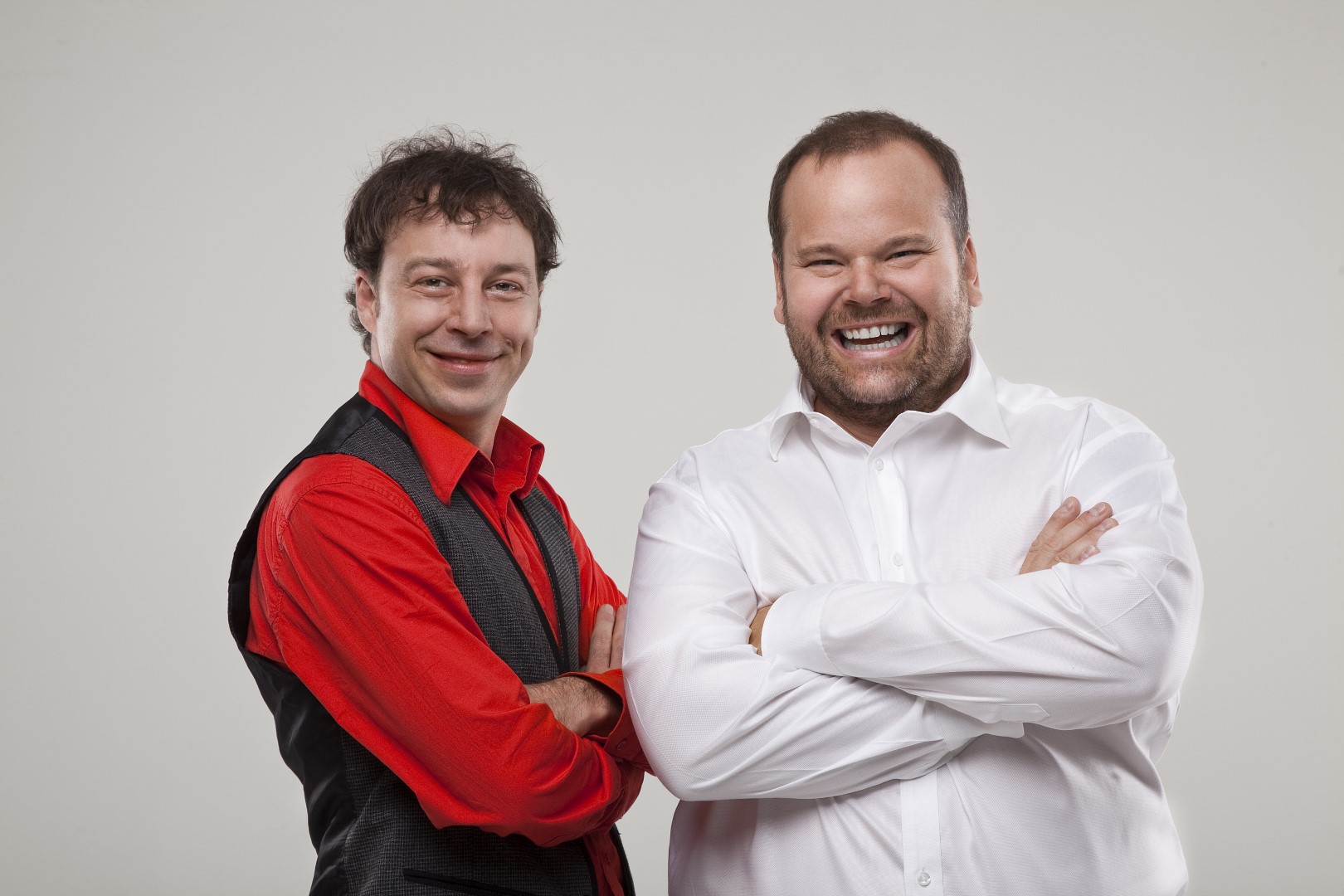 Les coauteurs François Chénier et Michel Charrette.
