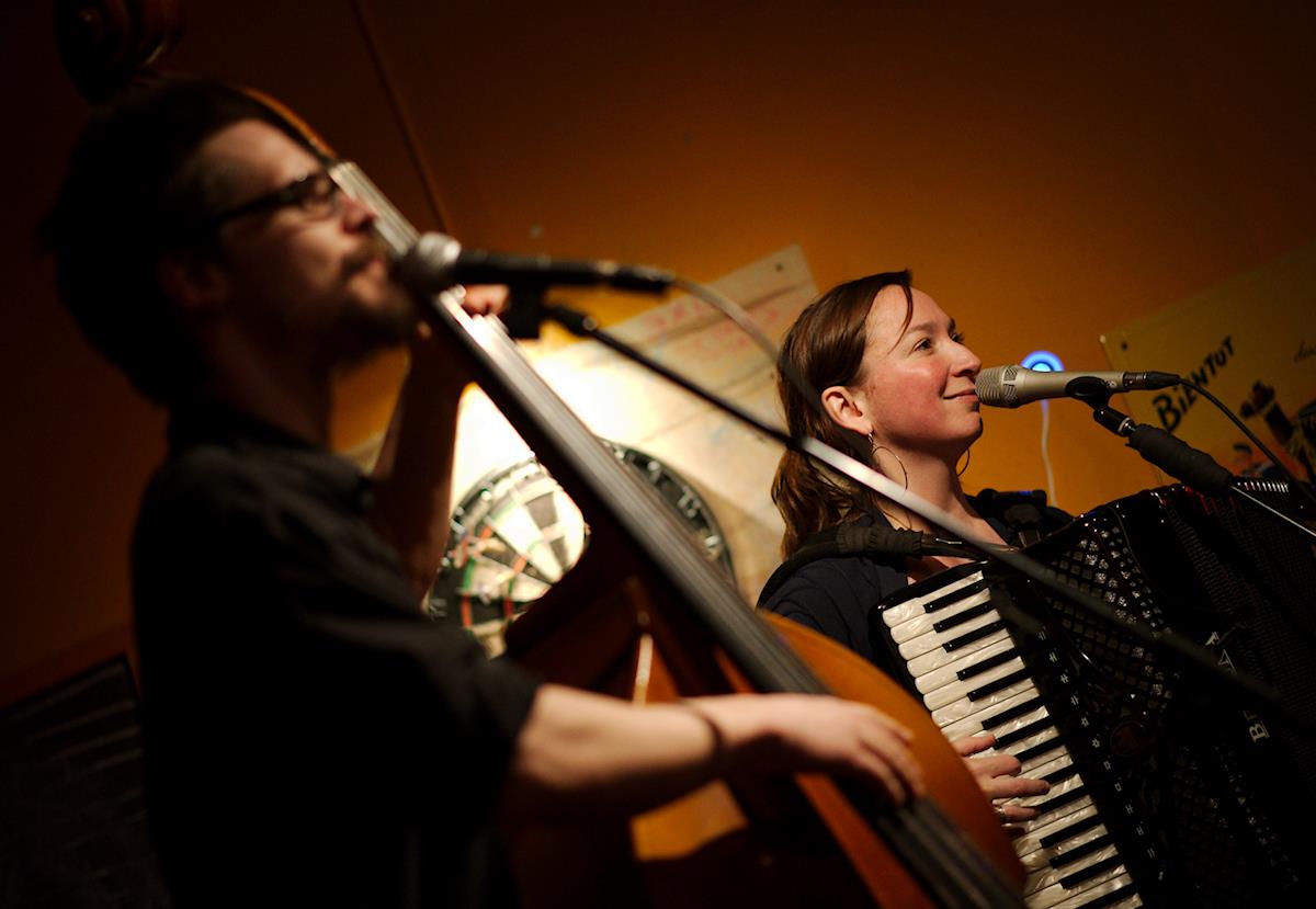 Hugo Blouin et Sonia Painchaud.