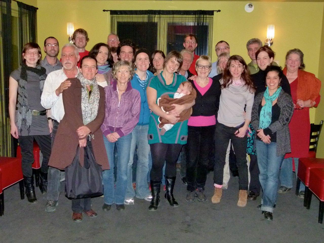 Membres et observateurs étaient réunis au restaurant Bouche Bée pour l'assemblée générale de la nouvelle Coopérative de solidarité culturelle du Vieux-Beloeil, le 8 avril.