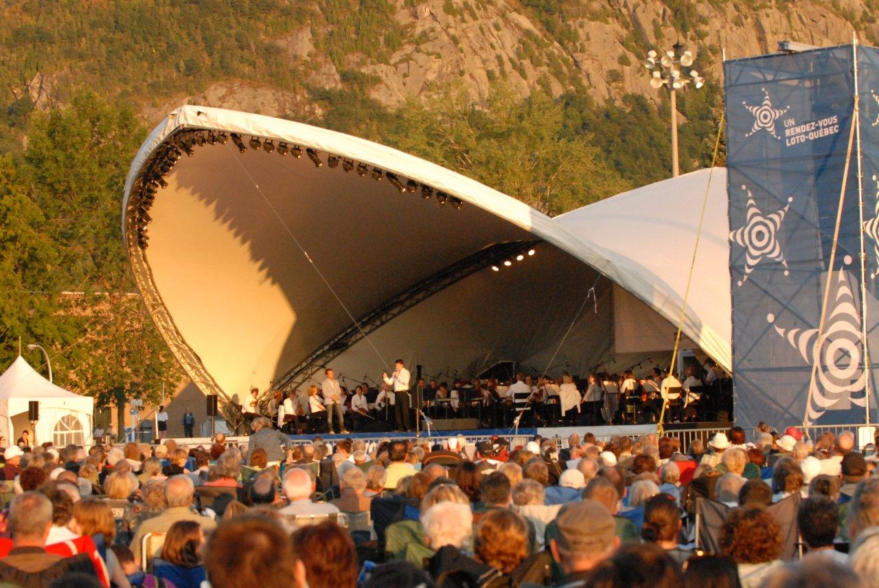 Pas moins de 12 000 personnes avaient assisté au concert de l’Orchestre symphonique de Montréal à Mont-Saint-Hilaire, le 27 juillet 2011.