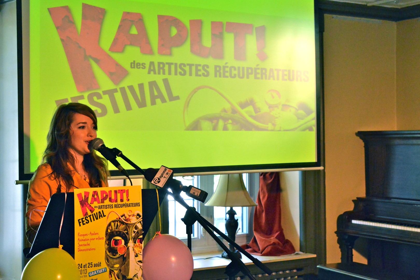 Stéphanie Laurin, chargée de projet à la Ville de Beloeil, a présenté les artistes invités à prendre part à la première édition du festival.