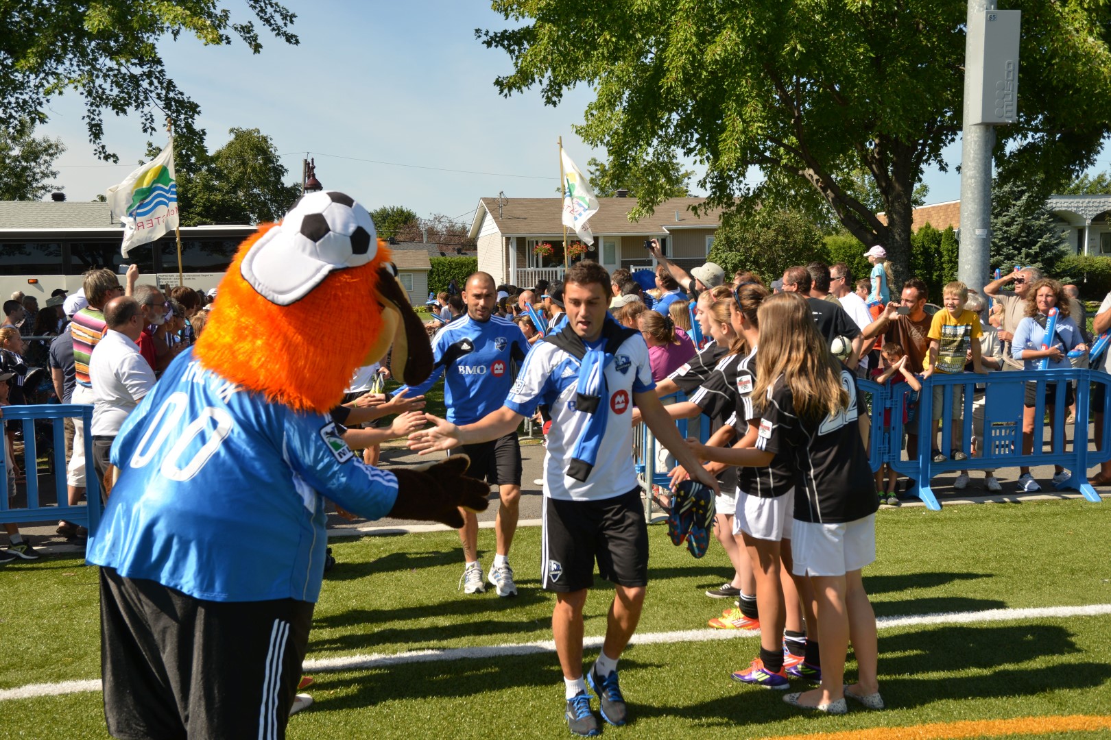 L'Impact de Montréal avait tenu une séance d'entraînement publique l'été dernier à McMasterville.