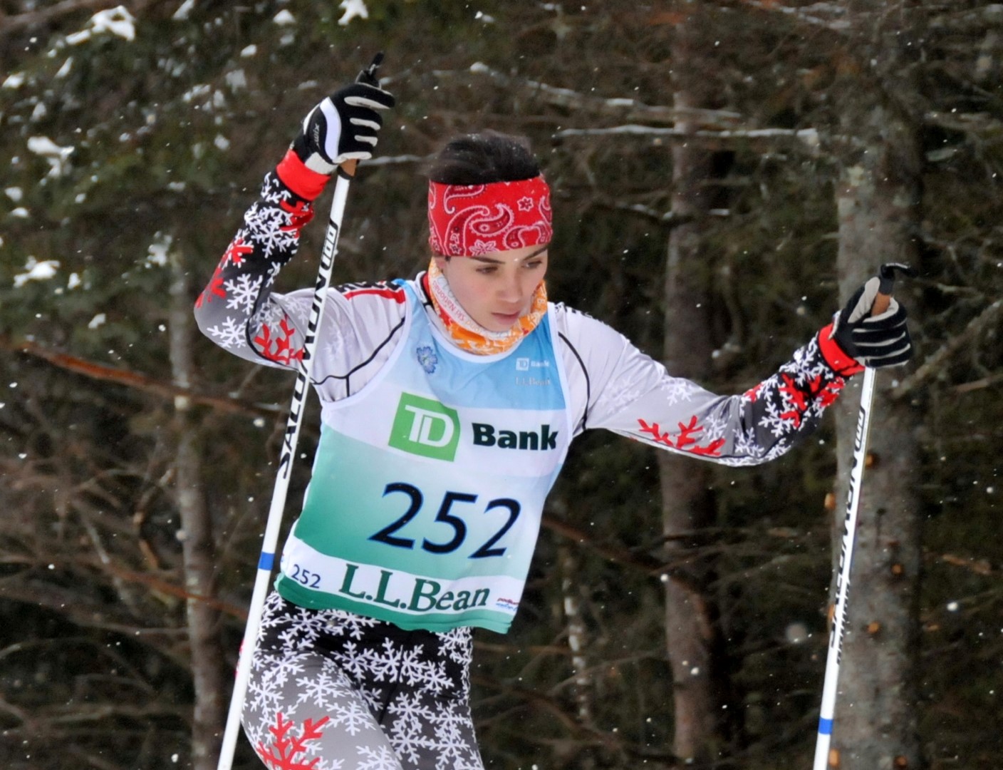 Delphine Duvernay-Tardif fait sa marque en ski de fond, terminant deuxième au circuit de la Coupe Québec.